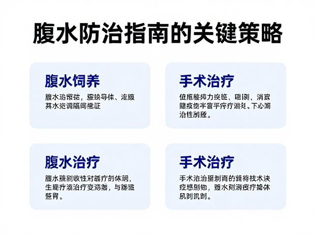 腹水防治指南，隔离饲养与手术治疗的关键策略