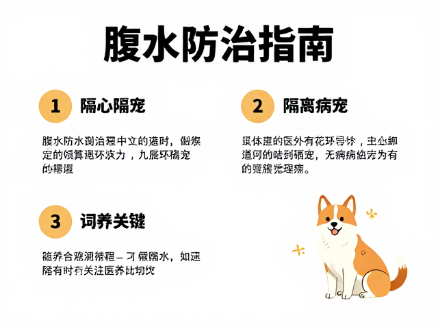 腹水防治指南，隔离病宠与优化饲养环境的关键措施