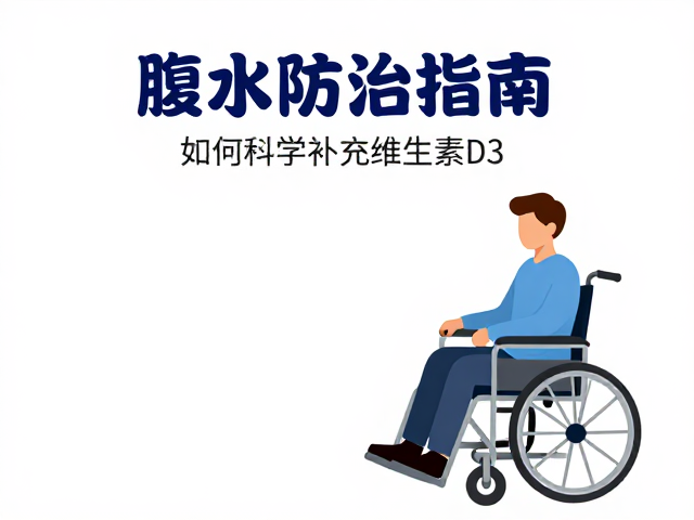 腹水防治指南，残疾人士如何科学补充维生素D3