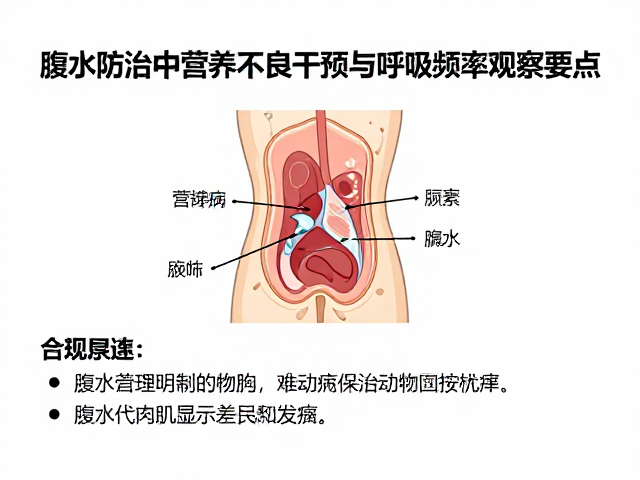 腹水防治中营养不良干预与呼吸频率观察要点