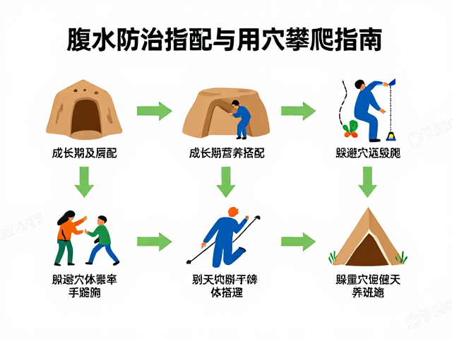 腹水防治指南,成长期营养搭配与躲避穴攀爬设施搭建