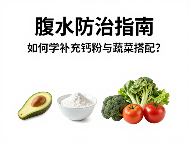 腹水防治指南,如何科学补充钙粉与蔬菜搭配?