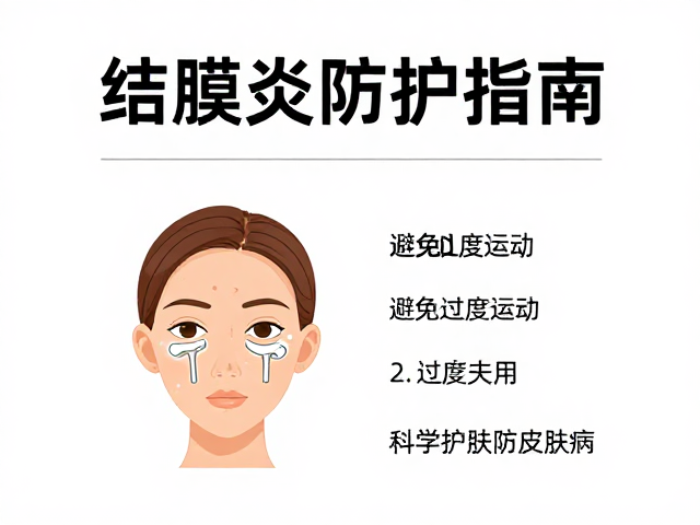 结膜炎防治指南,避免过度运动,科学护肤防皮肤病