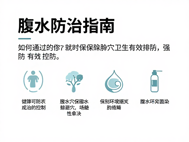 腹水防治指南，如何通过保持躲避穴卫生有效预防