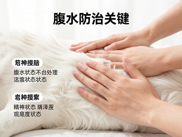 腹水防治关键，通过互动抚摸与活跃度观察精神状态
