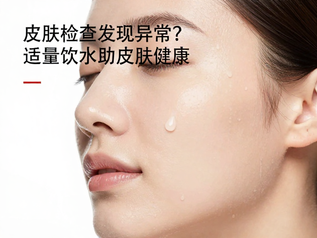 皮肤检查发现异常?适量饮水助皮肤健康,防治皮肤病关键