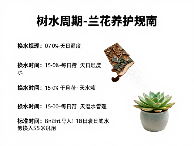 树皮碎片喷雾加湿换水周期规范,多肉/兰花养护指南