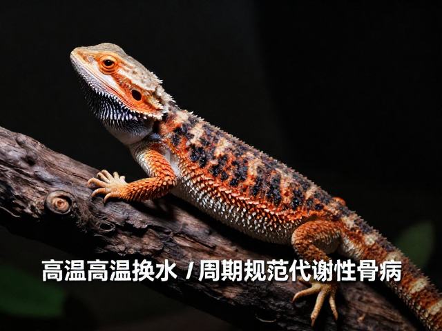 鬃狮蜥需高温，换水周期规范防代谢性骨病
