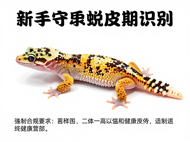 新手守宫蜕皮期护理,紧急征兆识别与品种适配指南
