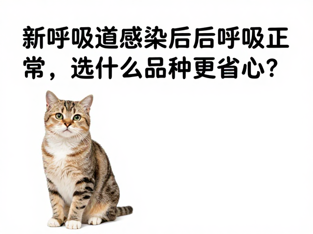 新手养宠推荐，猫呼吸道感染后呼吸正常，选什么品种更省心？