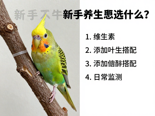 新手养鸟选什么?维生素添加剂搭配与攀爬树枝布置指南