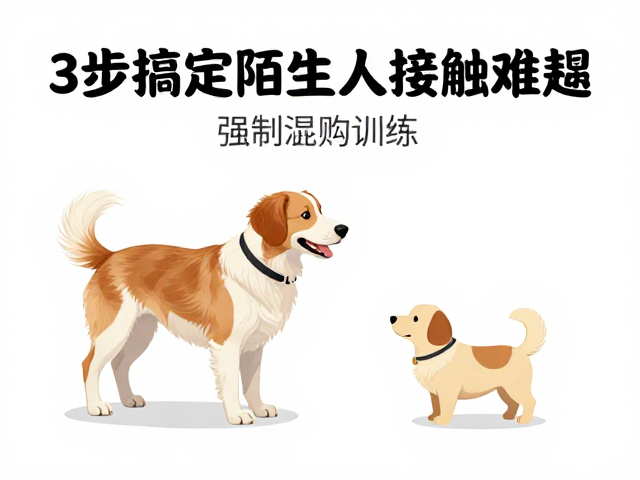 狗狗如厕训练,安静指令,社交脱敏,3步搞定陌生人接触难题