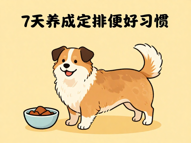 狗狗如厕训练,用安静指令,饭后引导,7天养成定点排便好习惯