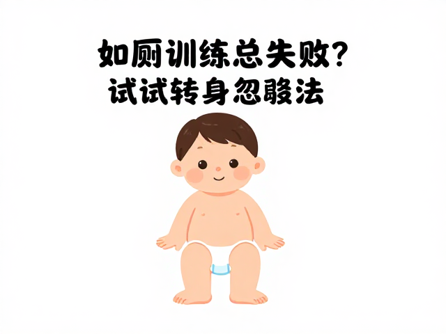如厕训练总失败?试试转身忽略法,打造注意力锚点轻松戒尿布