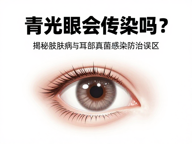 青光眼会传染吗?揭秘皮肤病与耳部真菌感染防治误区