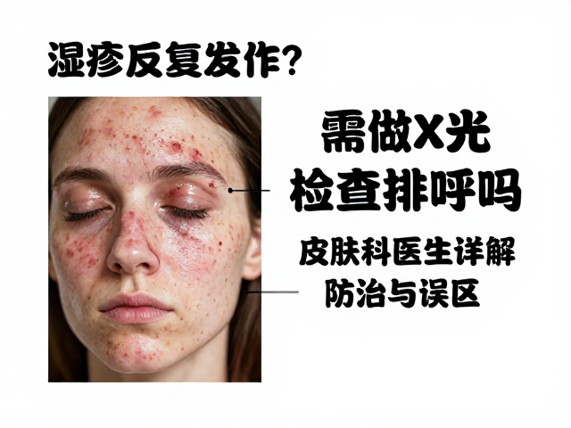 湿疹反复发作?需做X光检查排查吗?皮肤科医生详解防治与误区