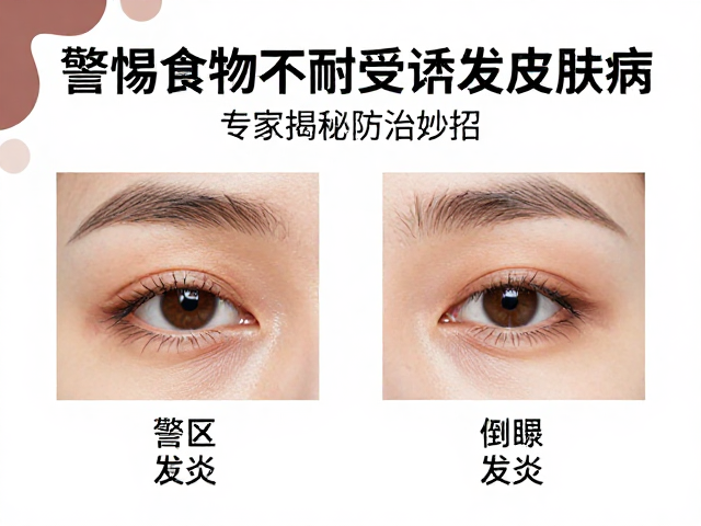 倒睫反复发炎?警惕食物不耐受诱发皮肤病,专家揭秘防治妙招