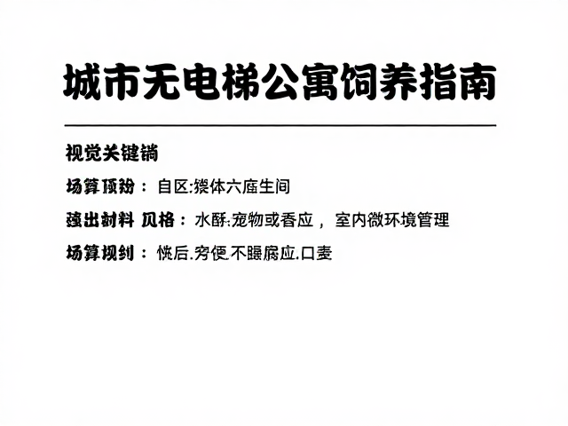 城市无电梯公寓饲养指南,非极寒地区宠物主必看