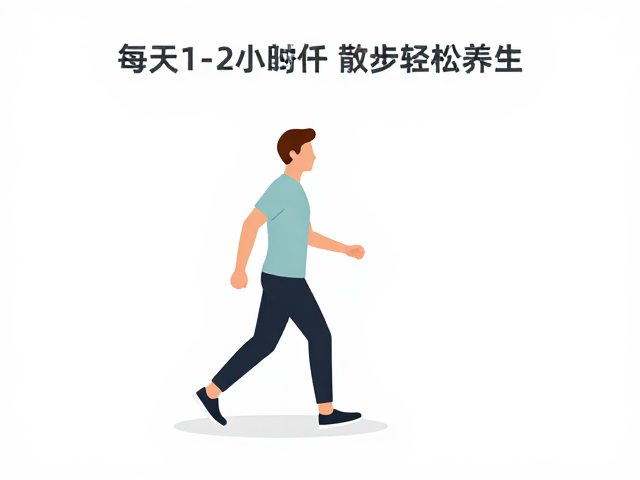 适合上班族的运动,每天1-2小时,坚持早晚散步轻松养生