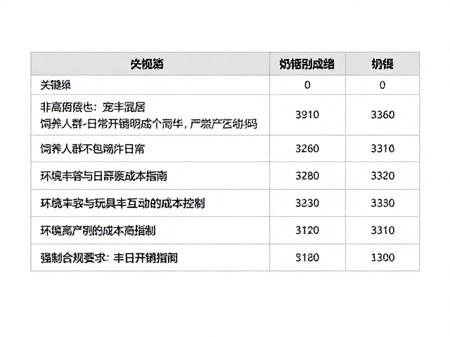 非高密度人宠混居,饲养人群日常开销明细与省钱指南