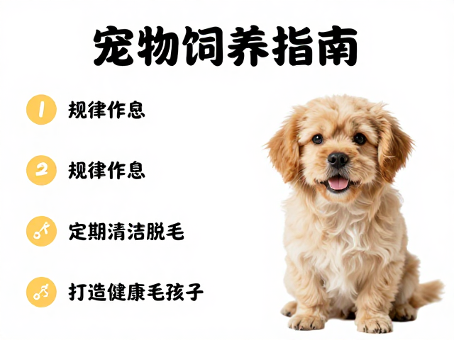 宠物饲养指南,规律作息,定期清洁脱毛,打造健康毛孩子
