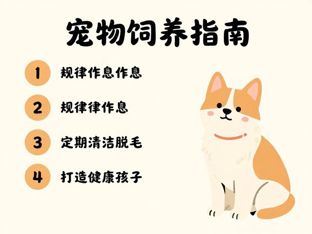 宠物饲养指南,规律作息,定期清洁脱毛,打造健康毛孩子