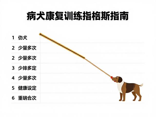 病犬康复训练指南,幼犬少量多次,科学设定运动量标准助恢复