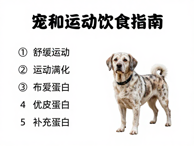 老年犬运动与饮食指南,适度舒缓运动,适量补充蛋白质