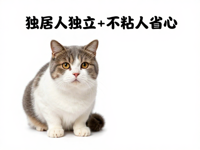 适合独居老人的独立猫,不粘人省心,轻松应对老年护理