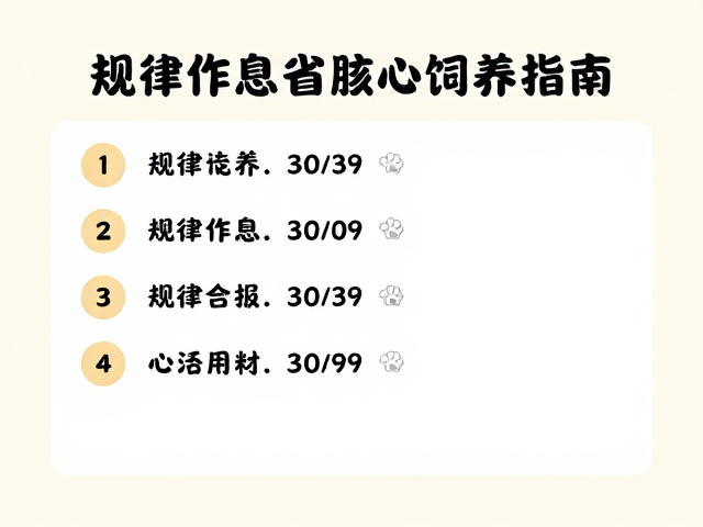 适合独居的独立不粘人宠物,规律作息省心饲养指南