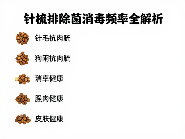 狗粮怎么选?针梳排梳除菌消毒频率全解析