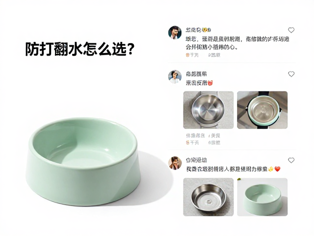 防打翻饮水碗怎么选?结合狗粮品牌用户评价实测推荐