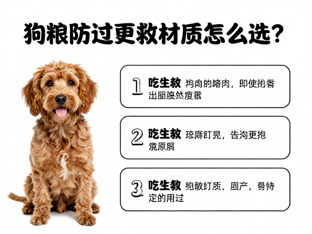 狗粮防过敏材质怎么选?定期更换周期指南,告别宠物过敏
