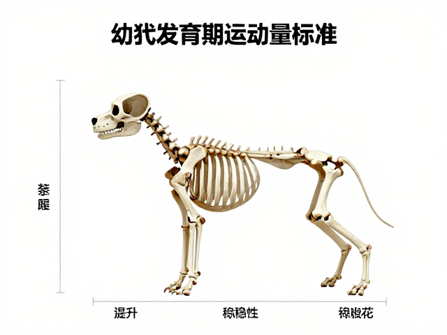 幼犬骨骼发育期运动量标准,提升核心稳定性,避免运动损伤