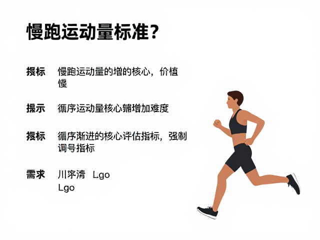 慢跑运动量标准,如何循序渐进增加难度?科学训练指南