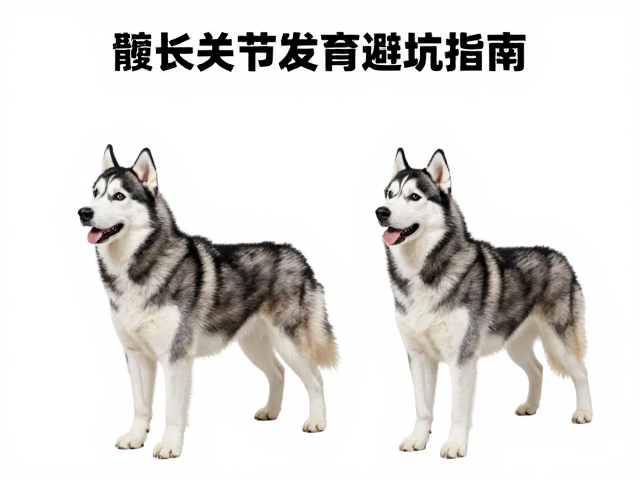 纯种哈士奇标准,展示级与伴侣级区别,髋关节发育避坑指南