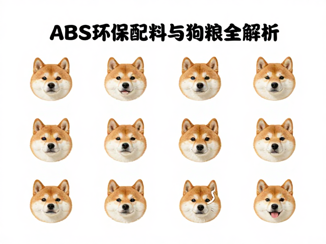 柴犬表情包服饰选购指南,ABS环保塑料配件与狗粮搭配全解析
