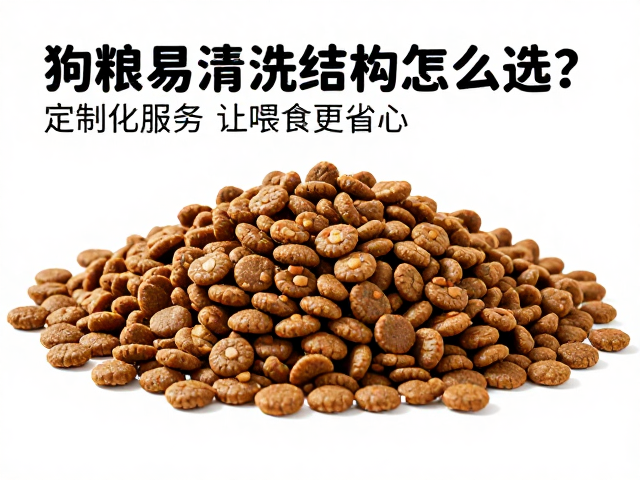 狗粮易清洗结构怎么选?定制化服务让喂食更省心