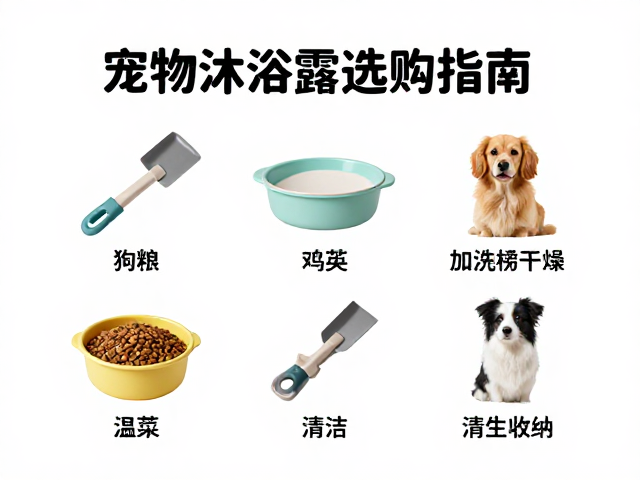 宠物沐浴露选购指南,狗粮收纳干燥与清洁全攻略