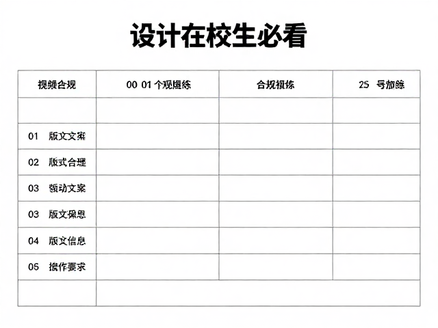 大纲策划:从信息梳理到视觉转化的路径