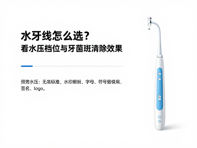 水牙线怎么选?看水压档位与牙菌斑清除效果,一篇读懂