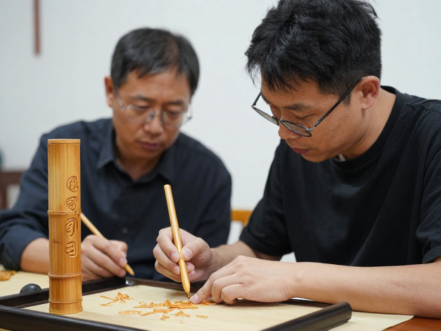 竹刻非遗传承，从文人审美到文创礼品开发，揭秘师徒匠心