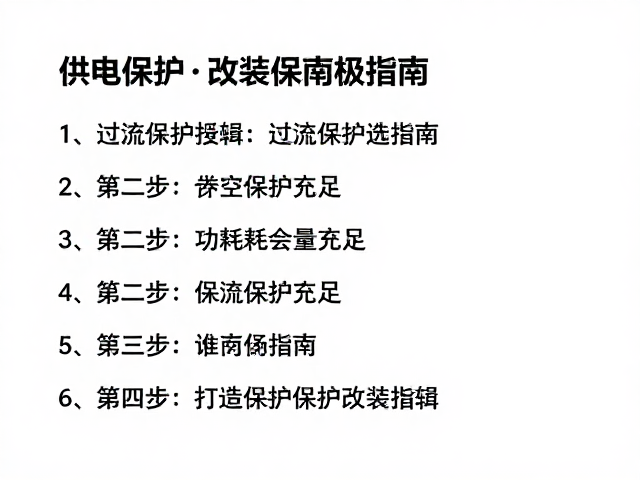 供电保护改装指南，过流保护，功耗余量充足，打造稳定高效系统