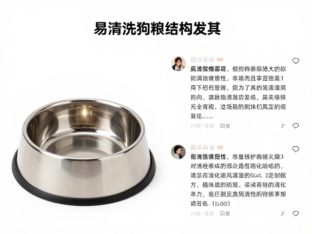 易清洗狗粮碗推荐,结构解析与真实用户评价参考