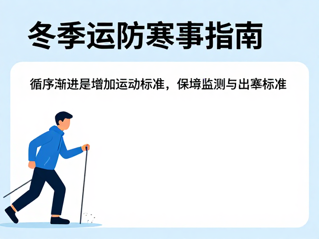 冬季运动防寒指南,循序渐进增加运动量标准
