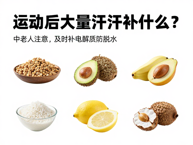 运动后大量出汗补什么？中老年人注意，及时补充电解质防脱水