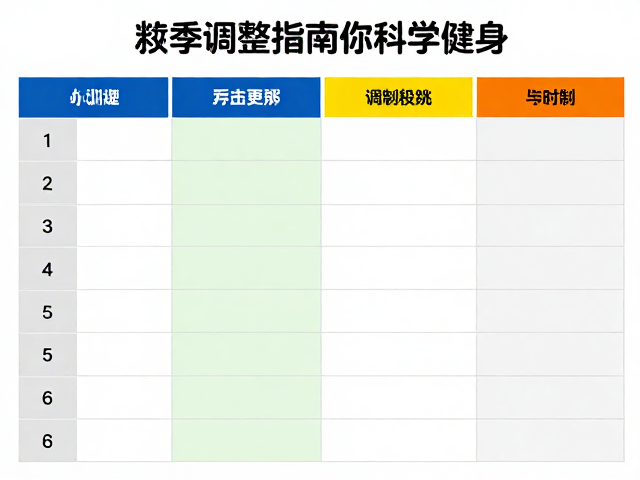 游泳运动量标准，季节性调整指南助你科学健身