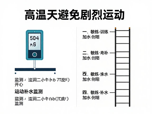 高温天避免剧烈运动!敏捷梯训练运动量标准指南