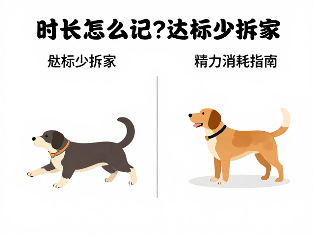 狗狗运动时长怎么记？达标少拆家，精力消耗指南