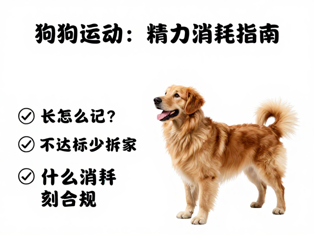 狗狗运动时长怎么记？达标少拆家，精力消耗指南